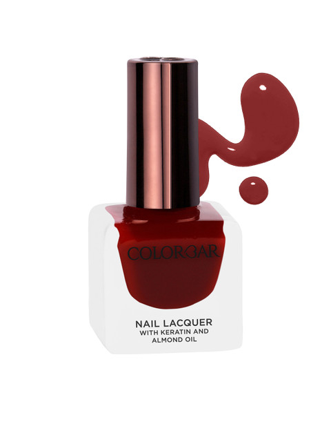 

Colorbar Keratin & Almond Oil Nail Lacquer - Burgundy Kindred 357 12 ml
