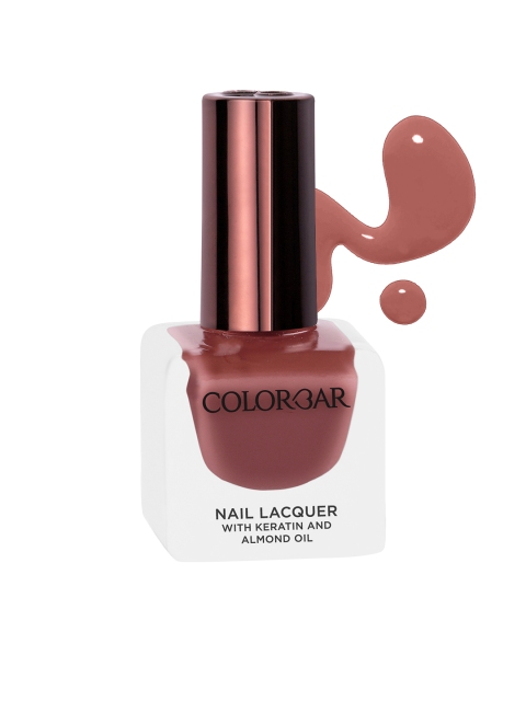 

Colorbar Keratin & Almond Oil Nail Lacquer - Raw Umber 579 12ml, Rust
