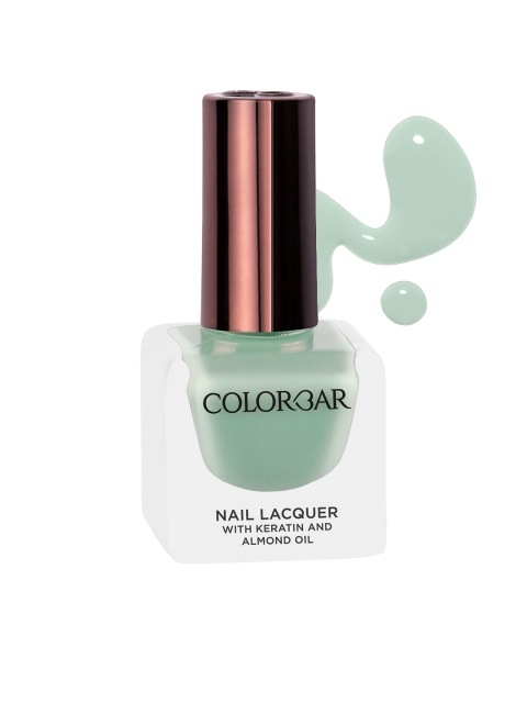 

Colorbar Keratin & Almond Oil Nail Lacquer- Seafoam 952 12ml, Green