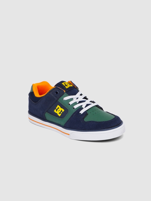

DC Boys Multicoloured Leather Sneakers, Multi