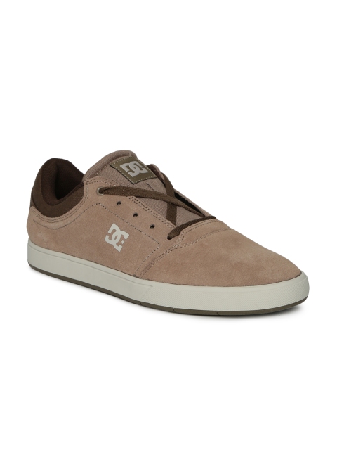 

DC Men Brown Suede Sneakers