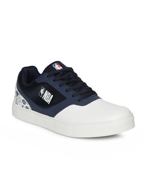 

NBA Men Navy White & Navy Blue Sneakers