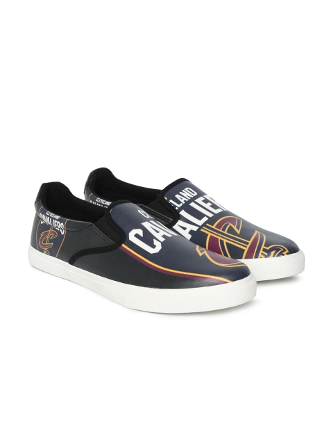 

NBA Men Black Printed Slip-On Sneakers