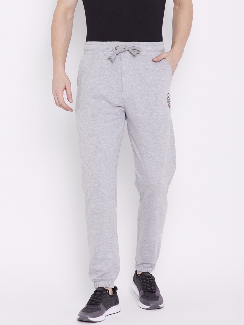 

Wear Your Mind Men Grey Melange Solid Regular-Fit Joggers