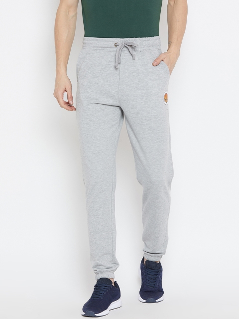 

Wear Your Mind Men Grey Melange Solid Regular-Fit Joggers