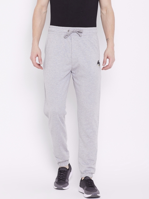 

Wear Your Mind Men Grey Melange Solid Regular-Fit Joggers