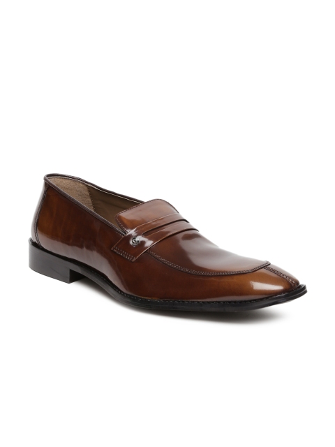 

INVICTUS Men Brown Leather Formal Shoes