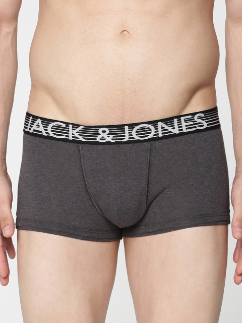 

Jack & Jones Men Charcoal Grey Solid Brazilian Trunks 1955231035