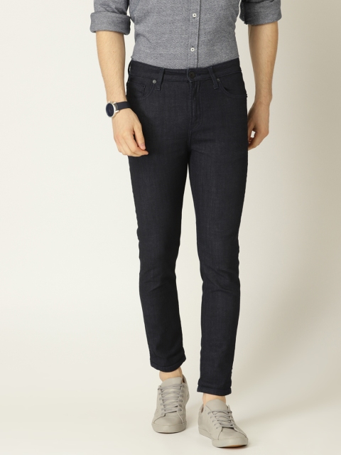 

United Colors of Benetton Men Navy Blue Regular Fit Low-Rise Clean Look Stretchable Jeans