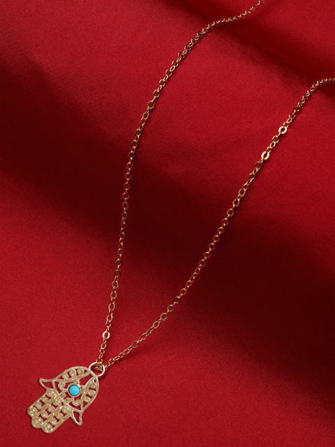 

OOMPH Gold-Toned Silver Handcrafted Necklace