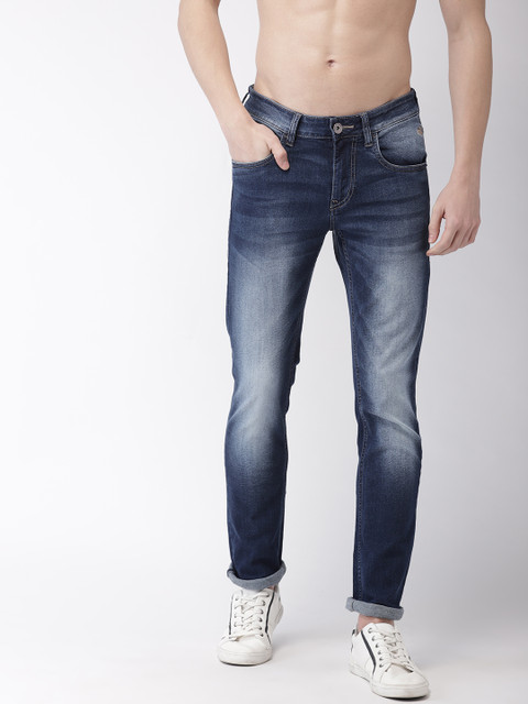 

Flying Machine Men Blue Skinny Fit Low-Rise Clean Look Stretchable Jeans