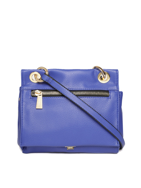 

CARPISA Blue Solid Sling Bag