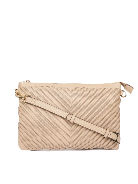 

CARPISA Beige Textured Sling Bag