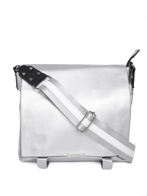 

CARPISA Silver-Toned Solid Sling Bag