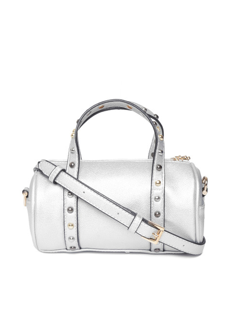

CARPISA Silver-Toned Solid Handheld Bag