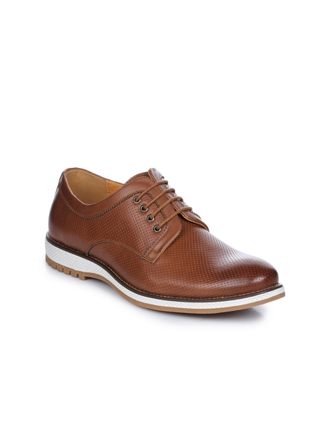 

Aber & Q Men Brown Leather Formal Derbys