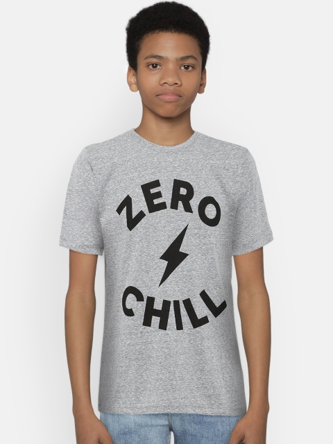 

The Childrens Place Boys Grey Printed Round Neck T-shirt