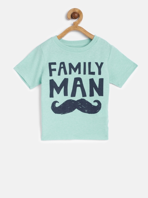 

The Childrens Place Boys Blue Printed Round Neck T-shirt