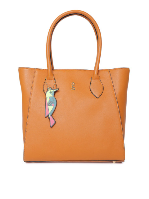 

Global Desi Tan Brown Solid Shoulder Bag