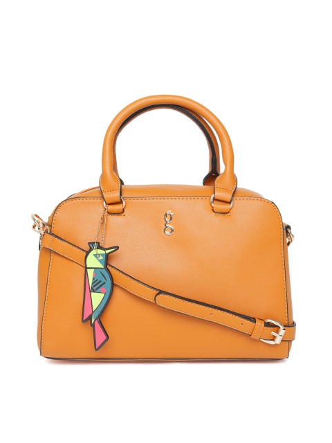 

Global Desi Tan Brown Solid Handheld Bag