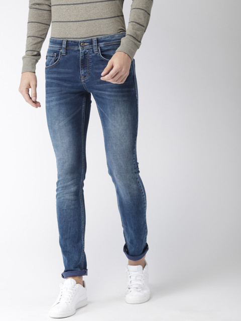 

Celio Men Blue Slim Fit Mid-Rise Clean Look Stretchable Jeans
