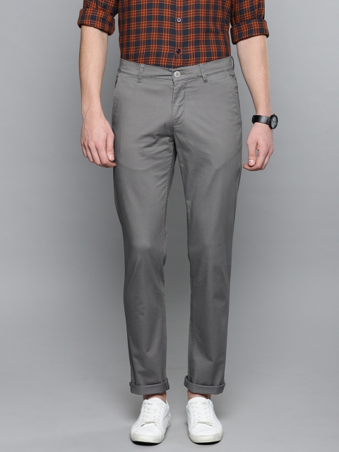 

Louis Philippe Sport Men Grey Slim Fit Solid Chinos