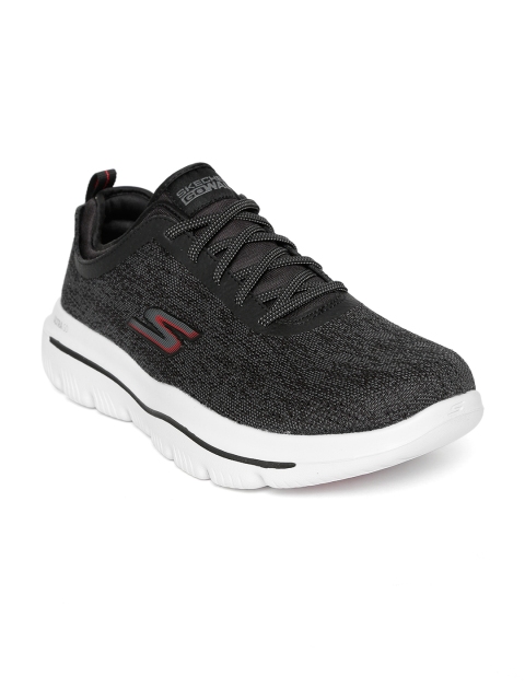 

Skechers Men Charcoal Grey GOwalk Evolution Ultra-Logic Walking Shoes