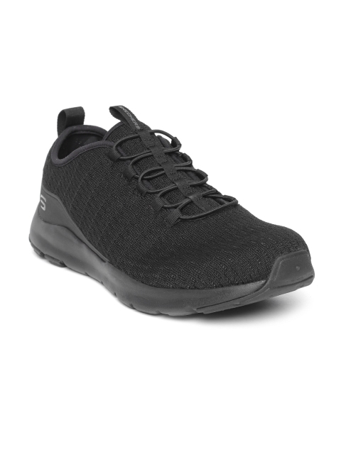 

Skechers Men Black Nichlas Rogates Woven Design Slip-On Sneakers
