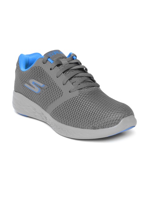

Skechers Men Grey Go 600 - Refine Running Shoes