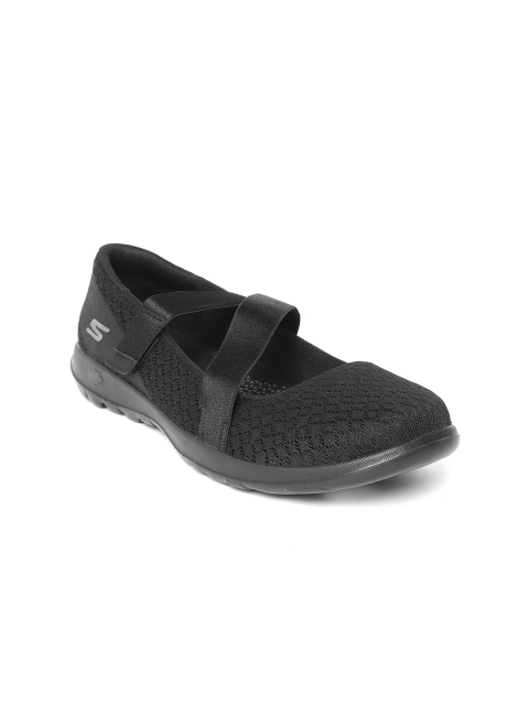 

Skechers Women Black Go Lite-Divine Walking Shoes