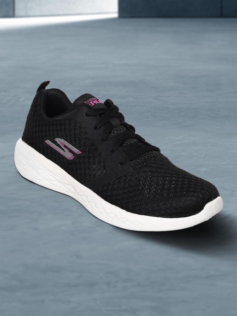 

Skechers Women GO RUN 600-CIRCULATE Black Running Shoes