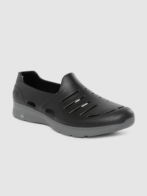 

Skechers Men Black Slip-On H2 GO Sneakers