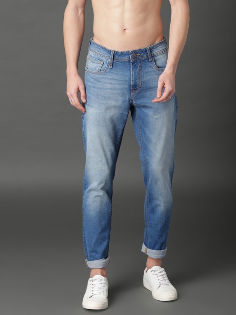 

Roadster Men Blue Slim Tapered Fit Mid-Rise Clean Look Stretchable Jeans