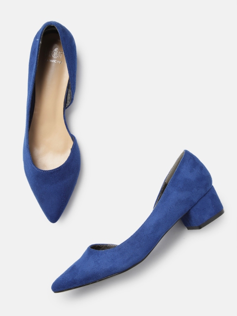 

her by invictus Women Blue Solid Pumps
