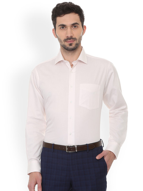 

Van Heusen Men Beige Regular Fit Solid Formal Shirt