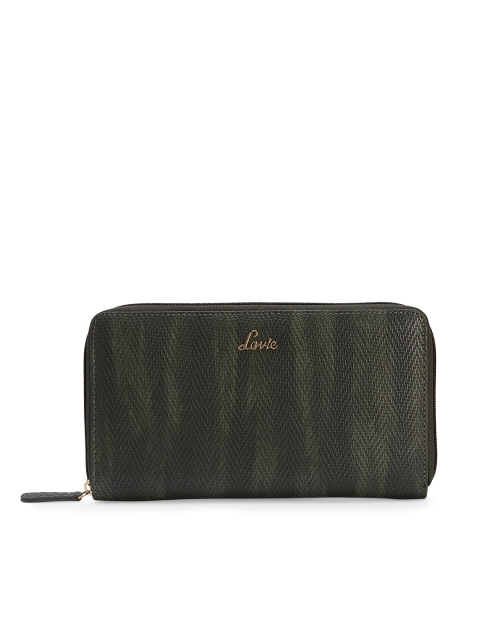 

Lavie Women Black Solid Zip Around Wallet