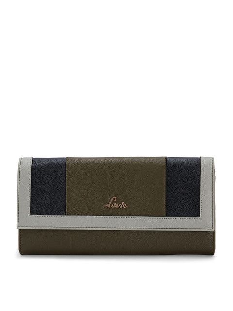 

Lavie Women Green & Black Colourblocked Envelope