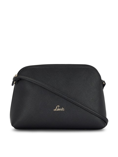 

Lavie Black Textured Sling Bag