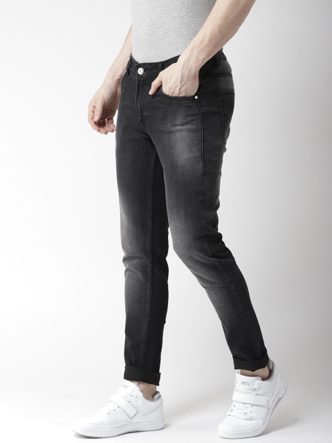 

Hubberholme Men Black Slim Fit Mid-Rise Clean Look Jeans