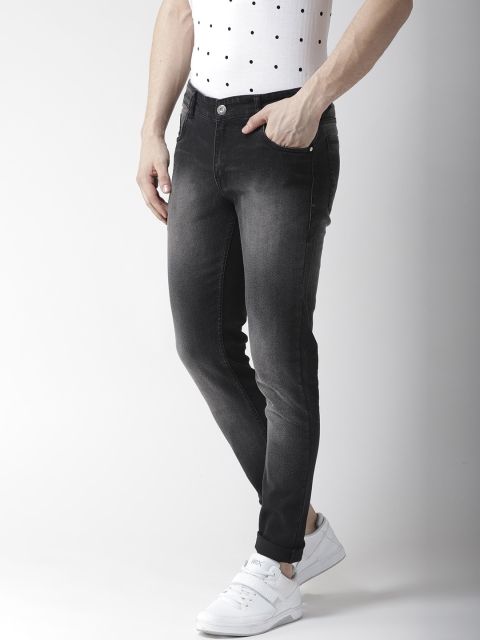 

Hubberholme Men Black Slim Fit Mid-Rise Clean Look Jeans