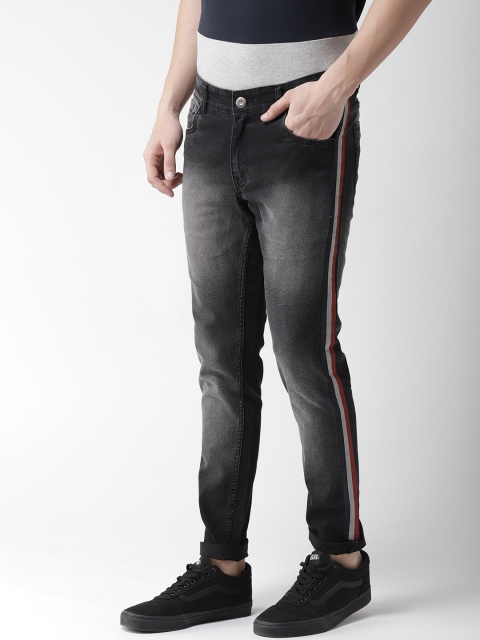 

Hubberholme Men Black Slim Fit Mid-Rise Clean Look Jeans