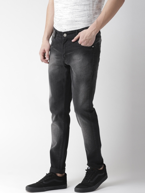 

Hubberholme Men Black Slim Fit Mid-Rise Clean Look Jeans