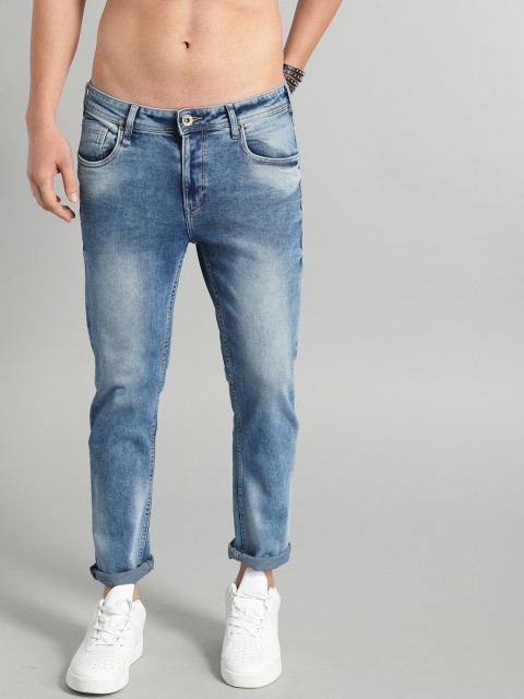 

Roadster Men Blue Skinny Fit Mid-Rise Clean Look Stretchable Jeans