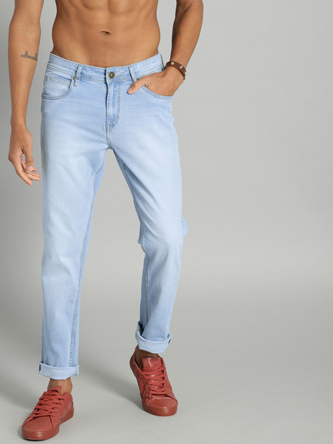 

Roadster Men Blue Slim Tapered Fit Mid-Rise Clean Look Stretchable Jeans