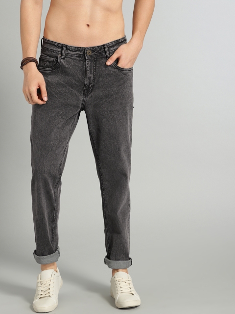 

Roadster Men Black Slim Tapered Fit Mid-Rise Clean Look Stretchable Jeans