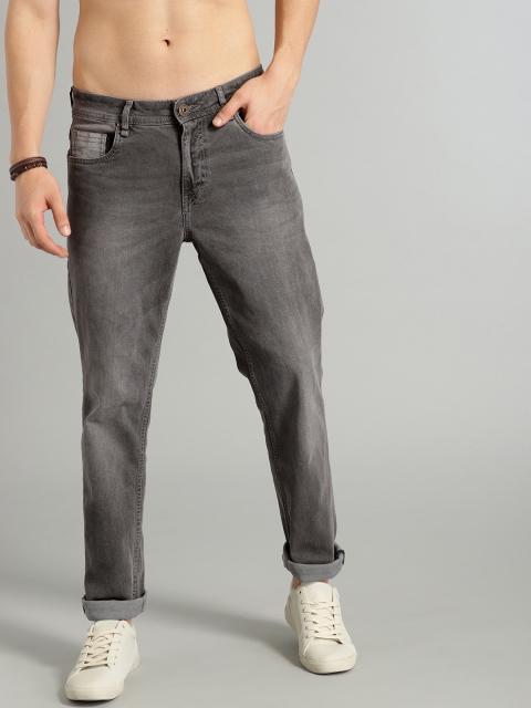 

Roadster Men Black Slim Tapered Fit Mid-Rise Clean Look Stretchable Jeans