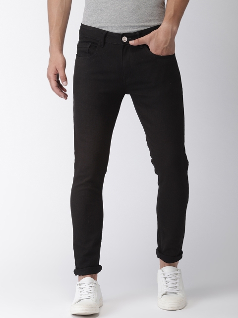 

Mast & Harbour Men Black Skinny Fit Mid-Rise Clean Look Stretchable Jeans