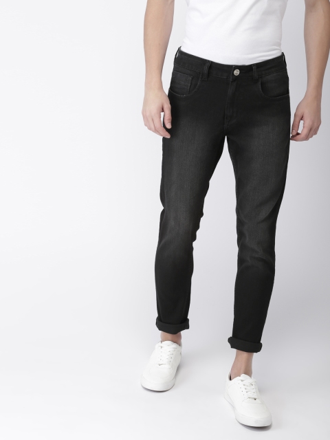 

Mast & Harbour Men Black Skinny Fit Mid-Rise Clean Look Stretchable Jeans