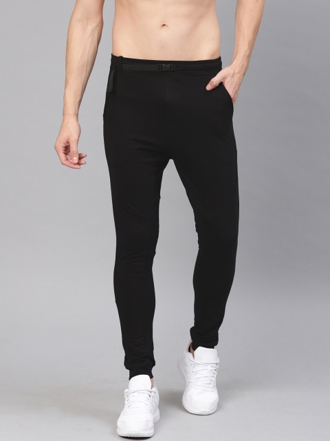 

HRX by Hrithik Roshan Men Black Solid Lifestyle Joggers