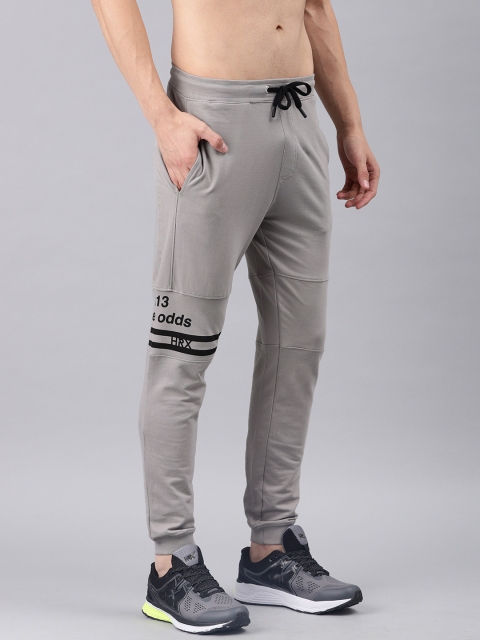 

HRX by Hrithik Roshan Men Grey Printed Lifestyle Joggers
